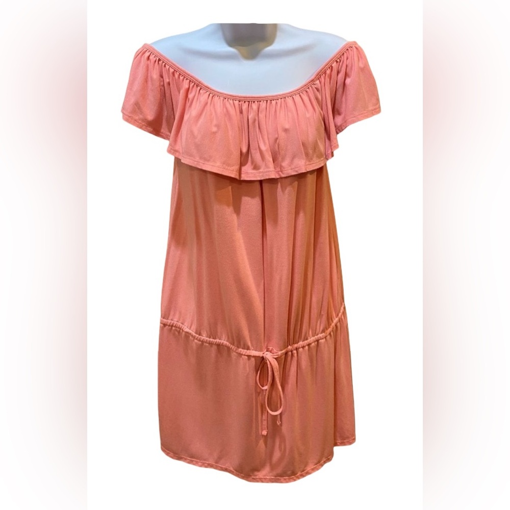 NWOT Endless Sun Peach Color Beach Dress size small